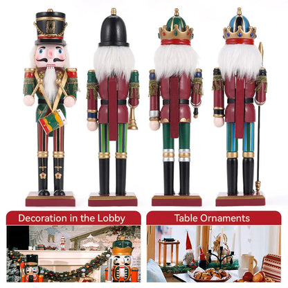 30cm Wooden Nutcracker Puppet Soldier