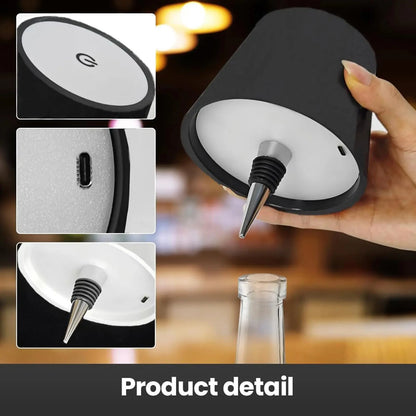 Wireless Bottle Table Lamp