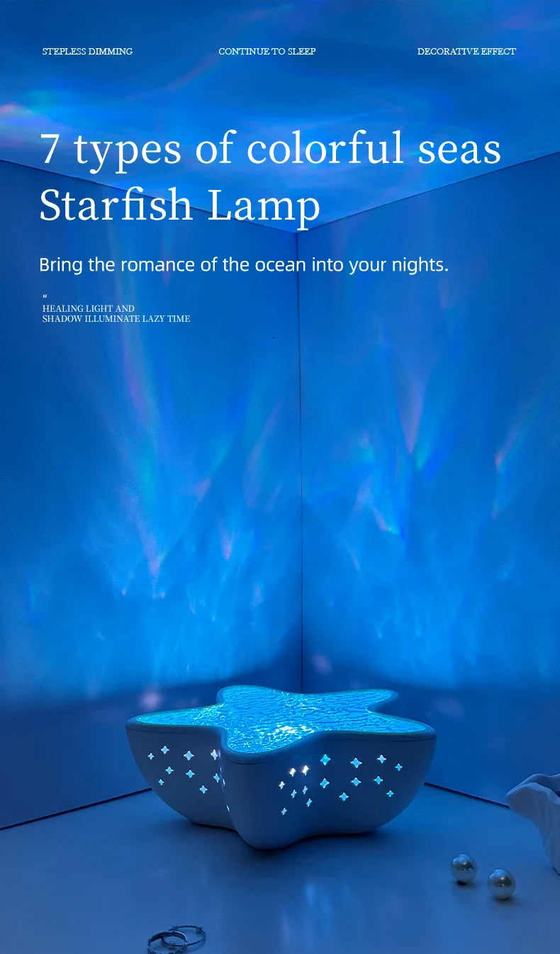 Starfish LED Projector Lamp