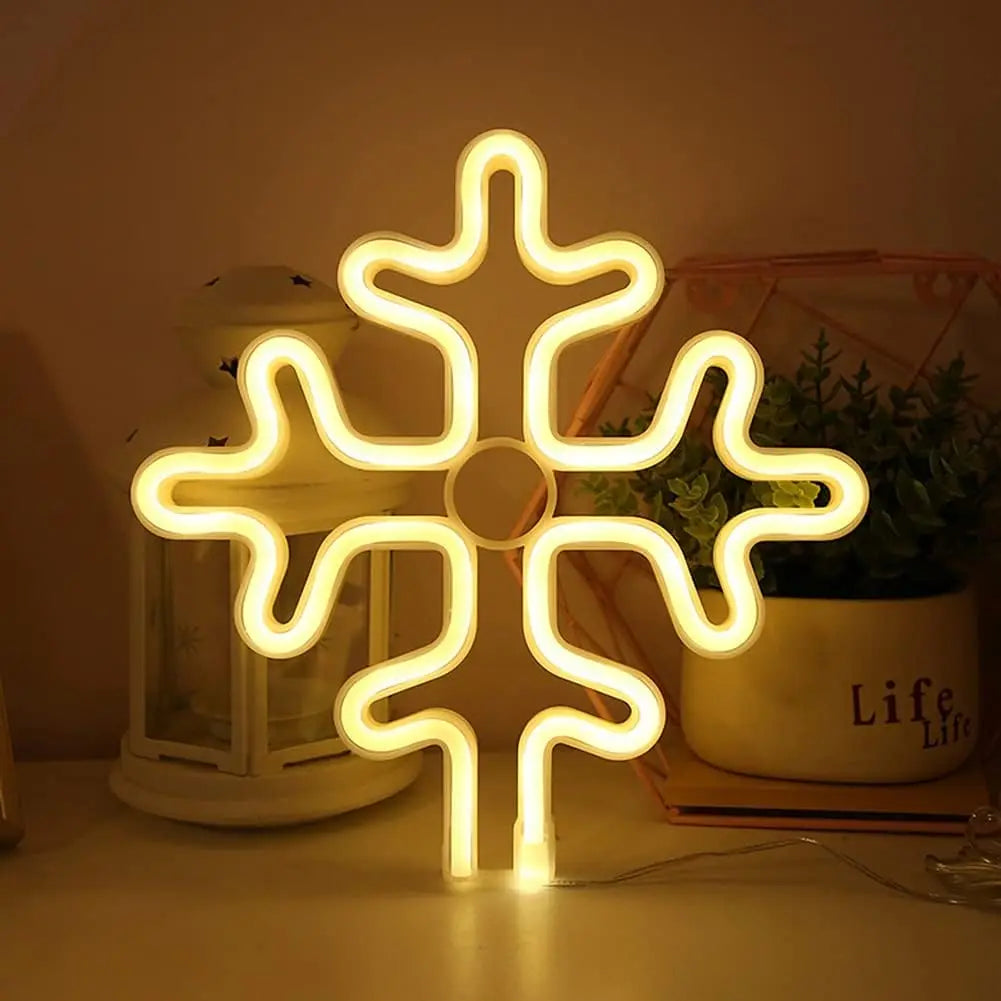 Santa Claus & Elk Christmas LED Lights
