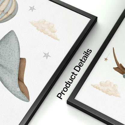 Nordic Nursery Wall Art (No Framed)