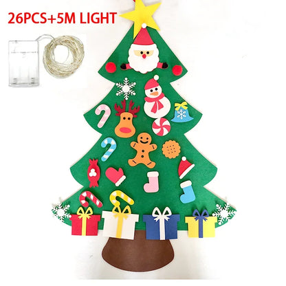 DIY Felt Christmas Tree for Kids