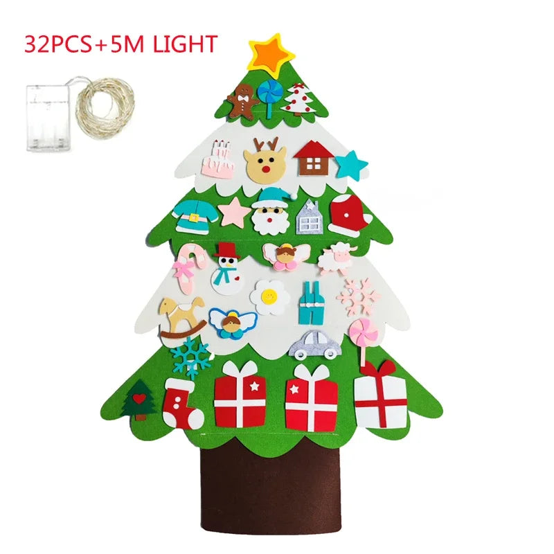 DIY Felt Christmas Tree for Kids