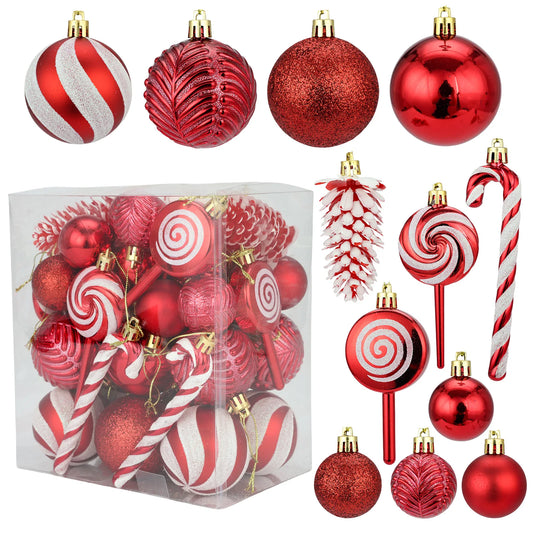40Pcs Christmas Ball Ornaments