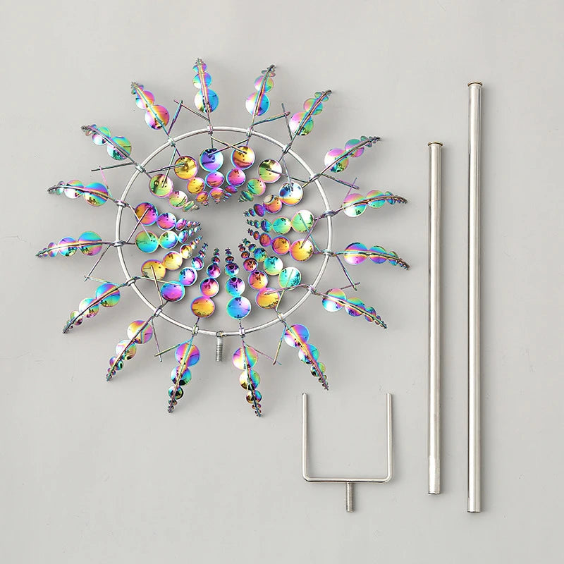 Kinetic Metal Wind Spinner