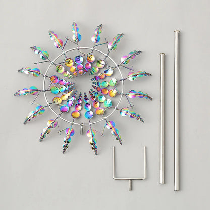 Kinetic Metal Wind Spinner