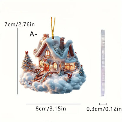 Christmas Acrylic Hanging Ornaments