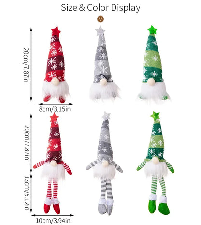 LED Christmas Gnome Faceless Doll