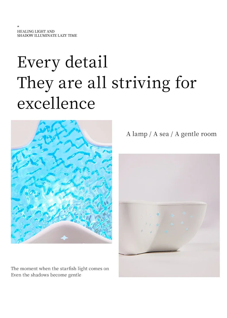 Starfish LED Projector Lamp