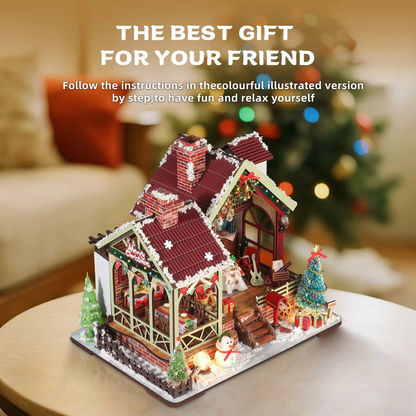 Christmas Night Warm House Music Box