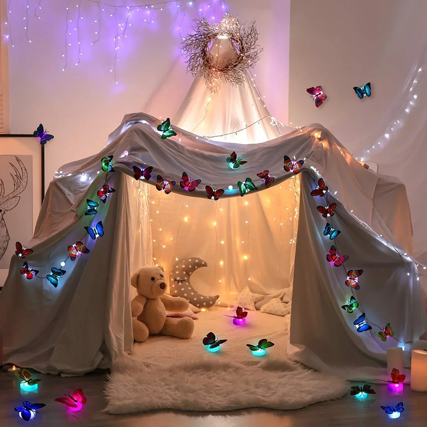 3D LED Butterfly Wall Lights