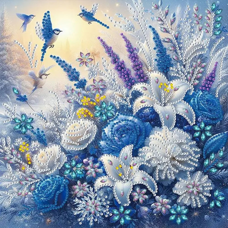 DIY Flowers Diamond Art Kit