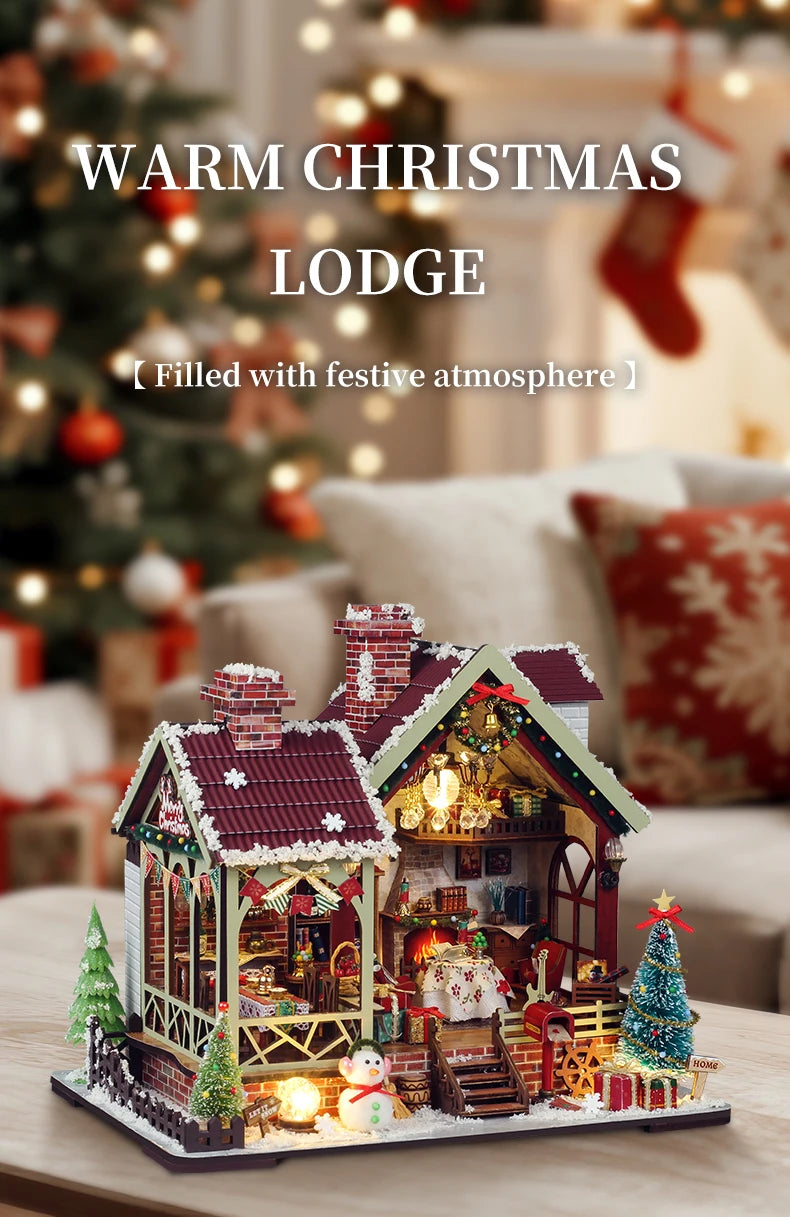 Christmas Night Warm House Music Box