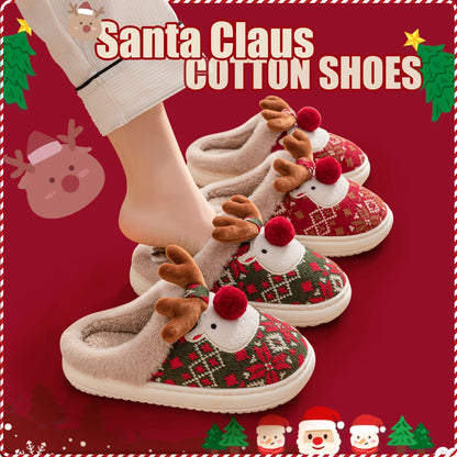 Cute Christmas Deer Slippers