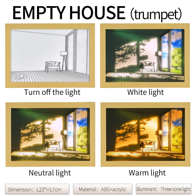 Modern LED Wall Art (Trumpet)