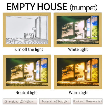 Modern LED Wall Art (Trumpet)