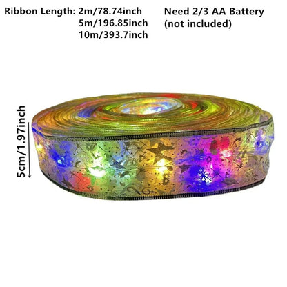 5–10M Christmas Ribbon Lights