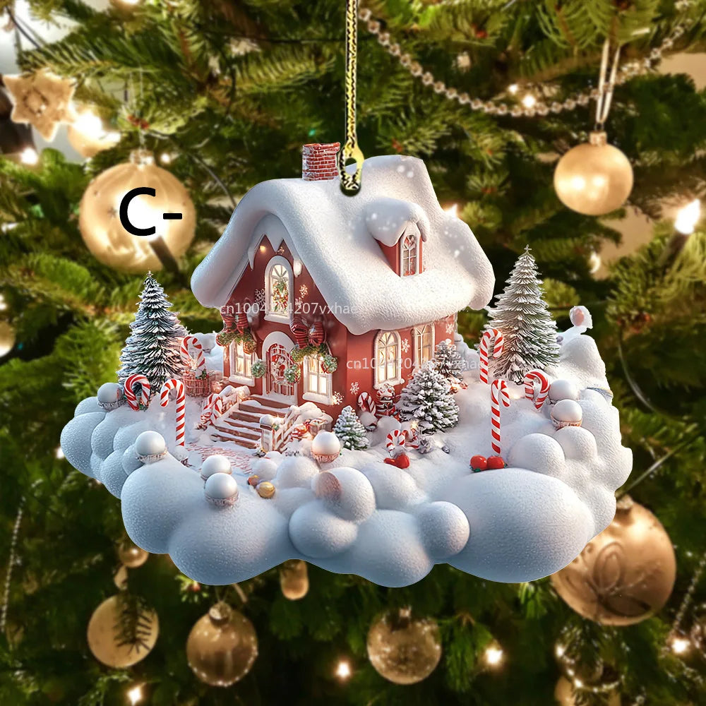 Christmas Acrylic Hanging Ornaments