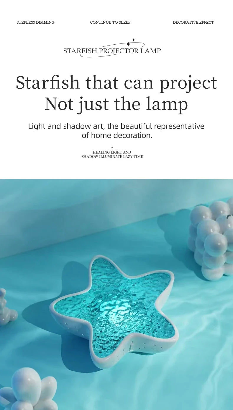 Starfish LED Projector Lamp