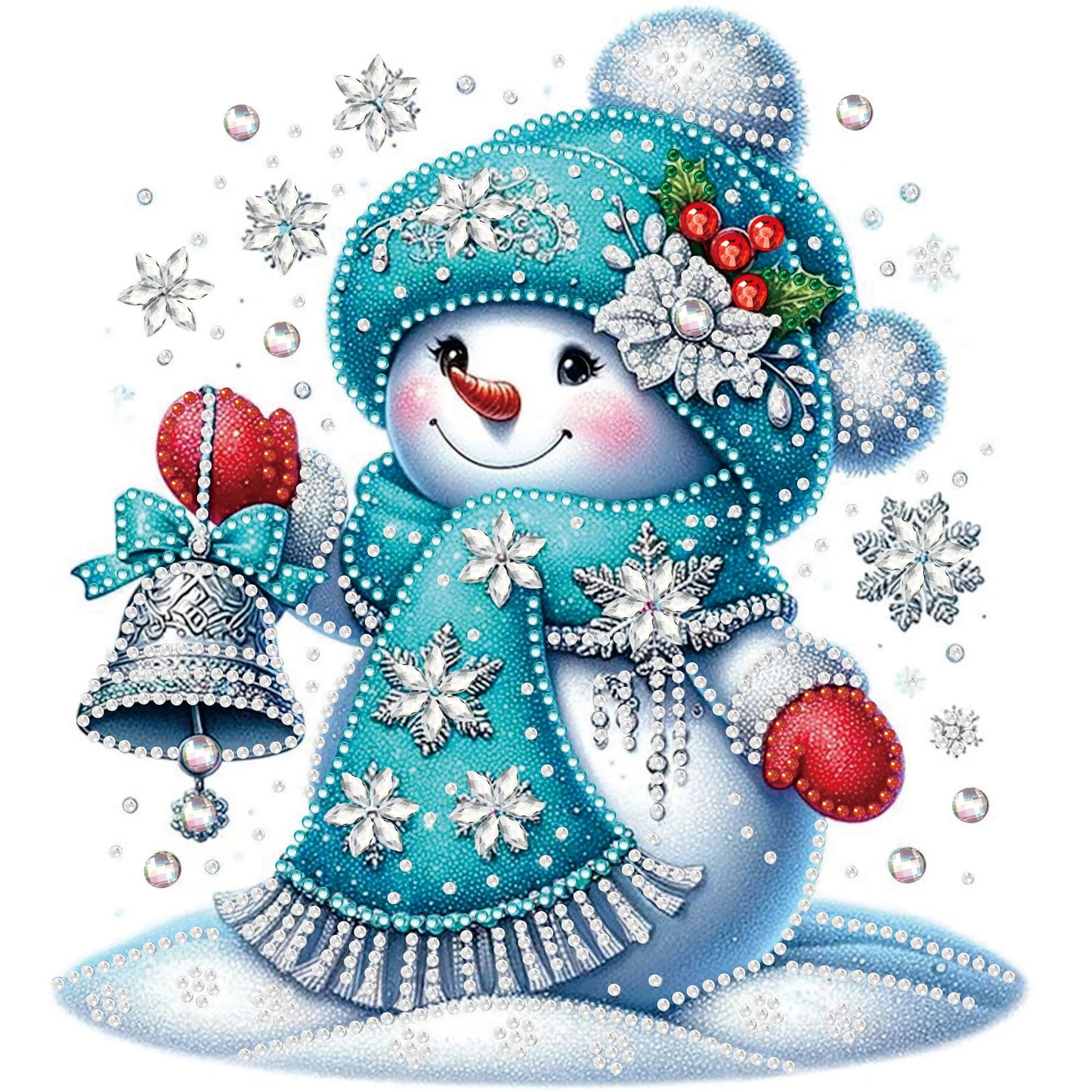 DIY Snowman 5D Diamond Art Kit