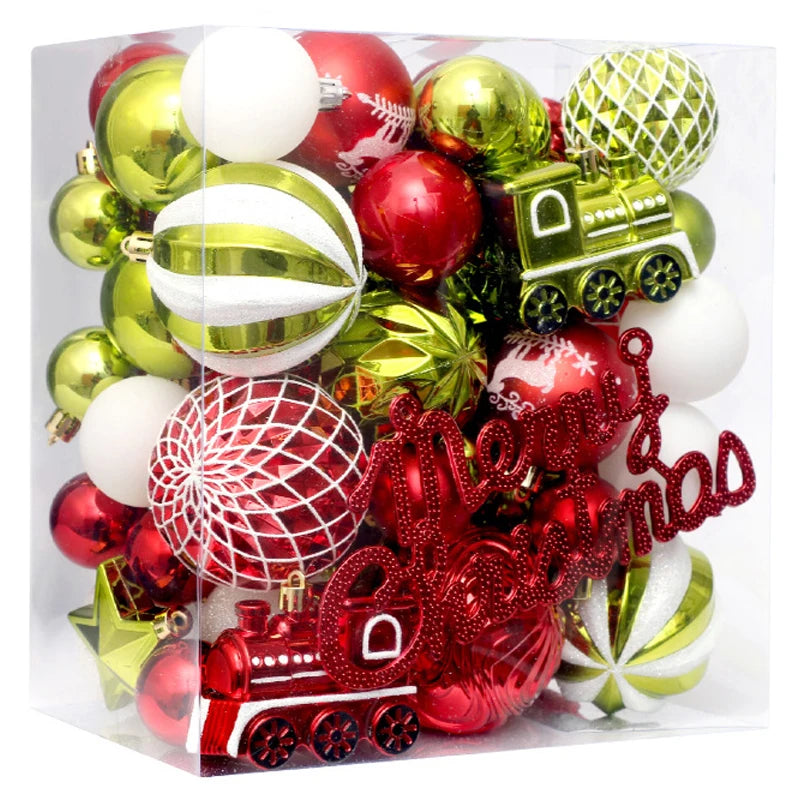 65pcs Christmas Tree Ornaments