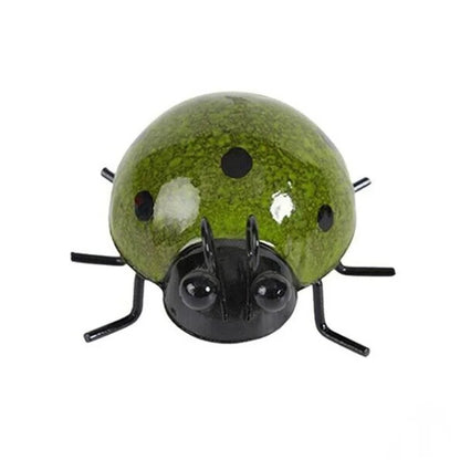 Metal Ladybug Wall Hanging Ornament