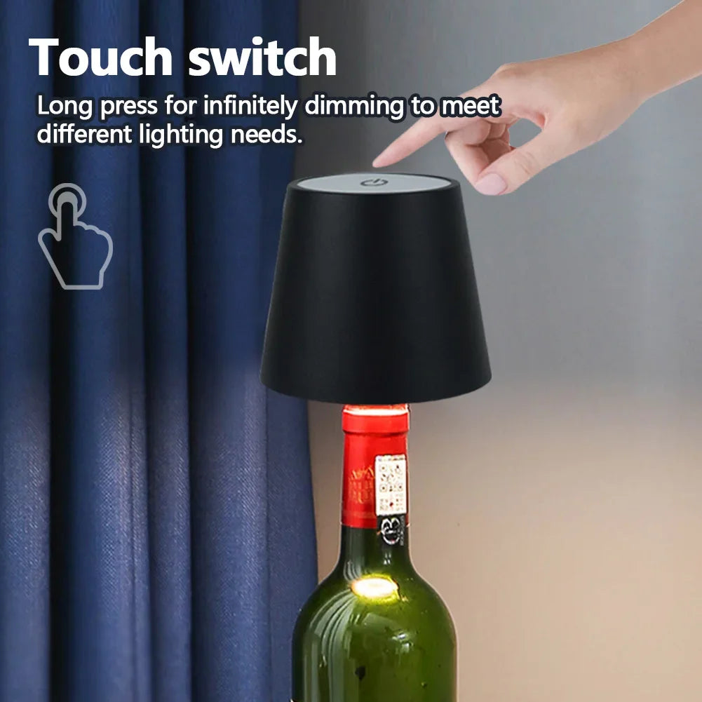 Wireless Bottle Table Lamp