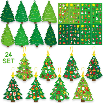 Christmas Tree DIY Craft Kit 24Pcs