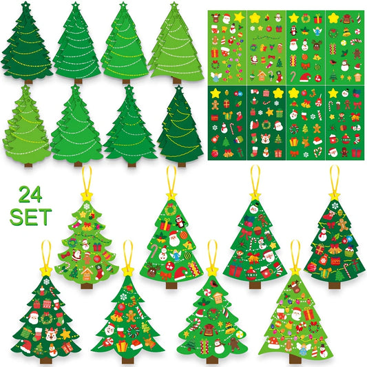 Christmas Tree DIY Craft Kit 24Pcs