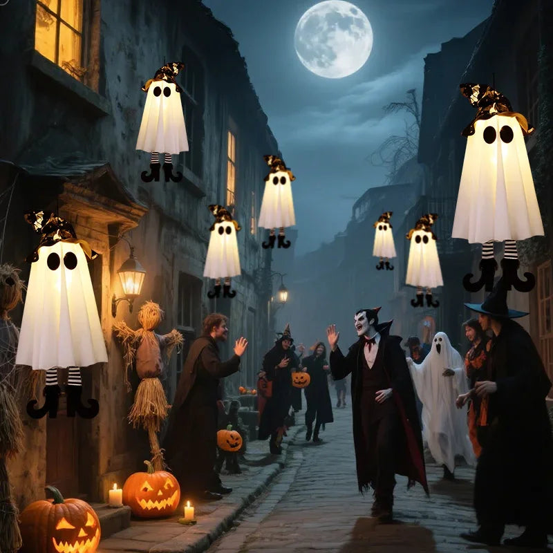 Halloween LED Light Up Witch Ghost