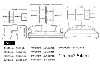 Nordic Nursery Wall Art (No Framed)