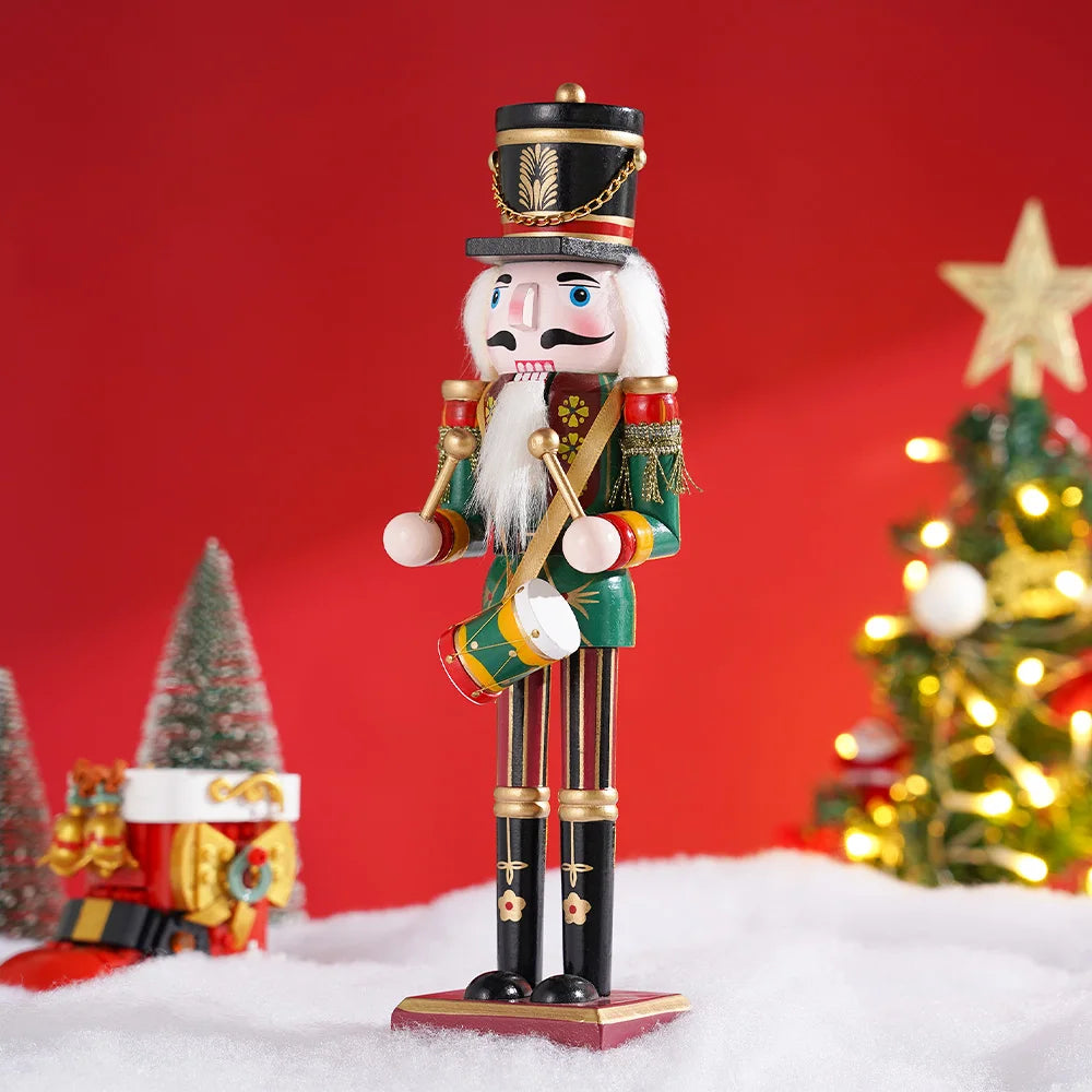 30cm Wooden Nutcracker Puppet Soldier