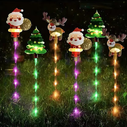 Solar Christmas Lights for Pathways (6pcs)