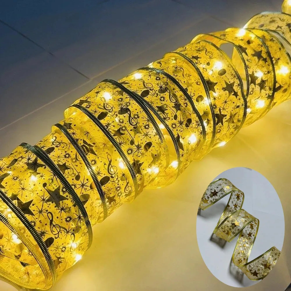 5–10M Christmas Ribbon Lights