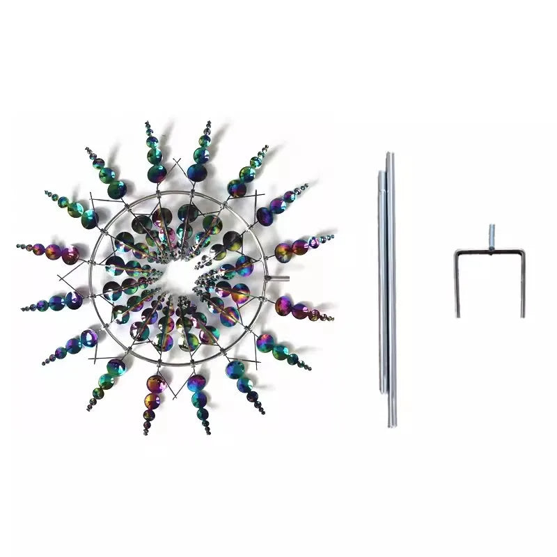 Kinetic Metal Wind Spinner