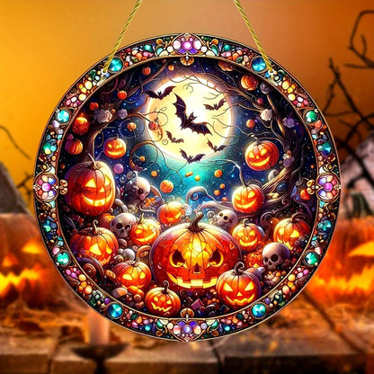 Halloween Witch Acrylic Window Suncatcher