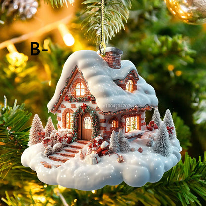 Christmas Acrylic Hanging Ornaments