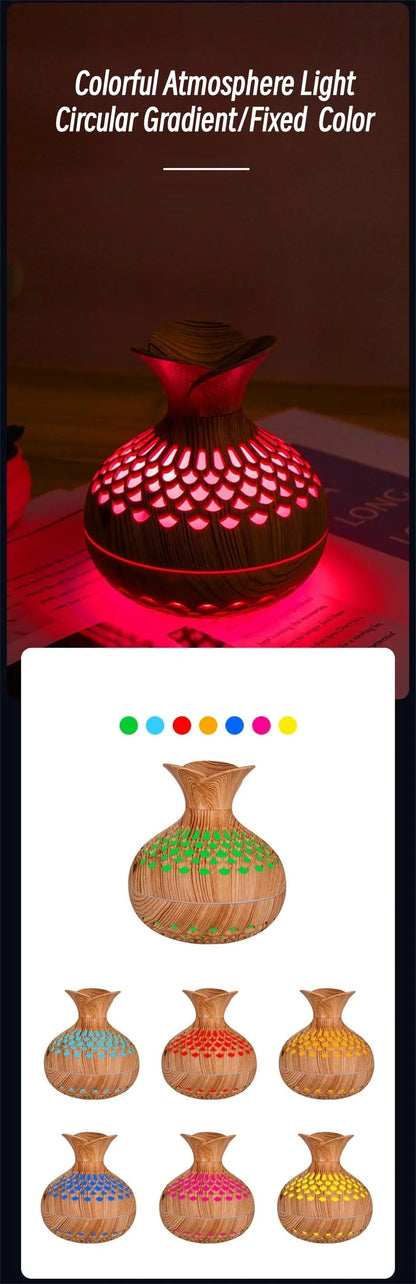 Wood Grain Ultrasonic Humidifier