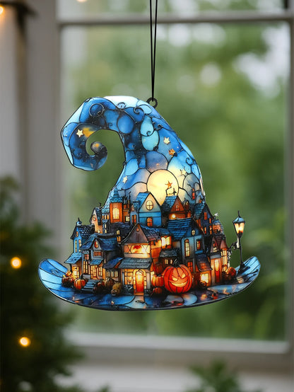 Halloween Witch Hat Hanging Decor