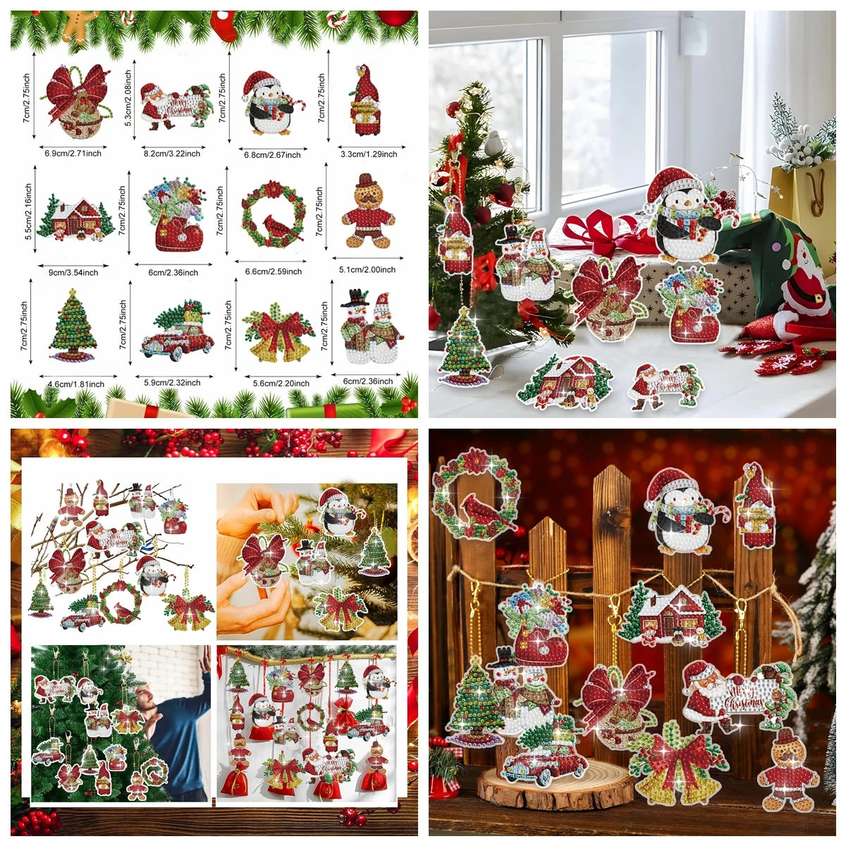 Christmas Diamond Painting Sticker Kit