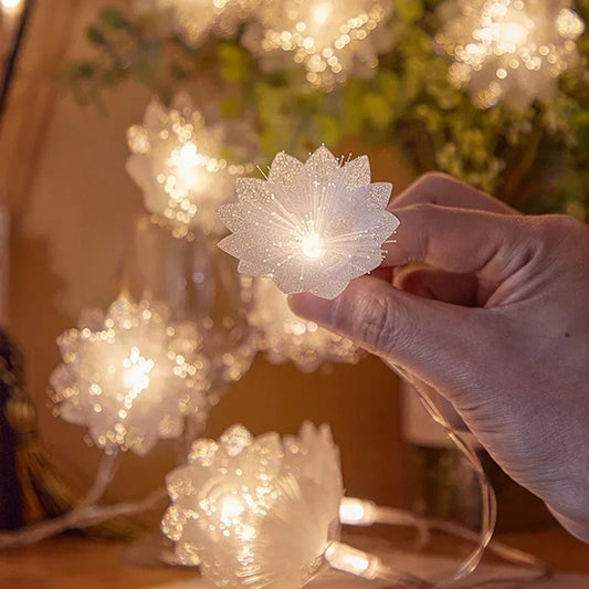 LED Fiber Optic Fairy Light Garland