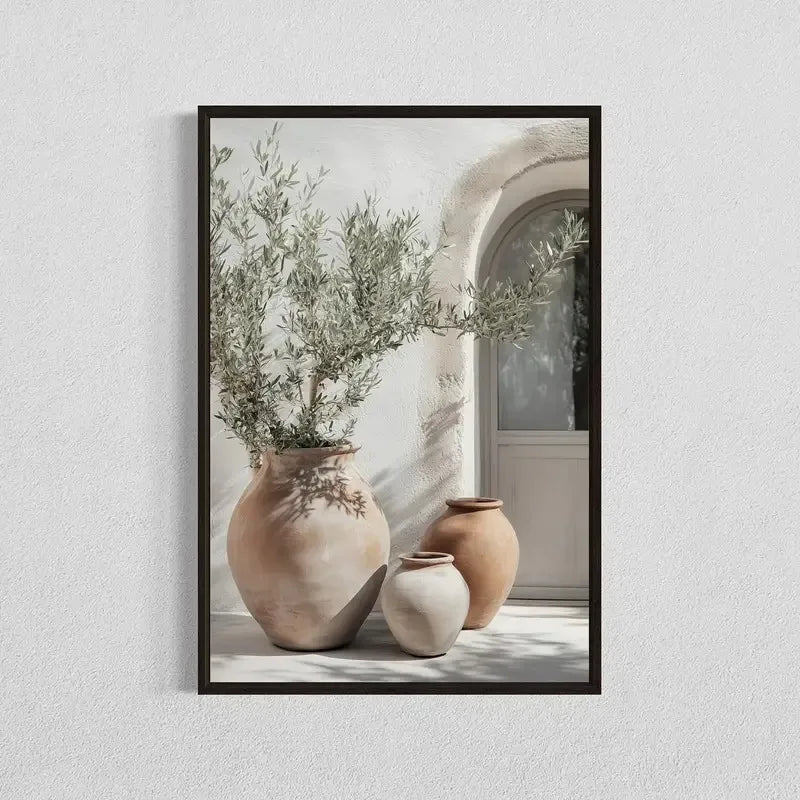 Mediterranean Olive Tree Canvas Print (No Frame)