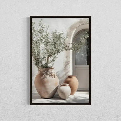 Mediterranean Olive Tree Canvas Print (No Frame)