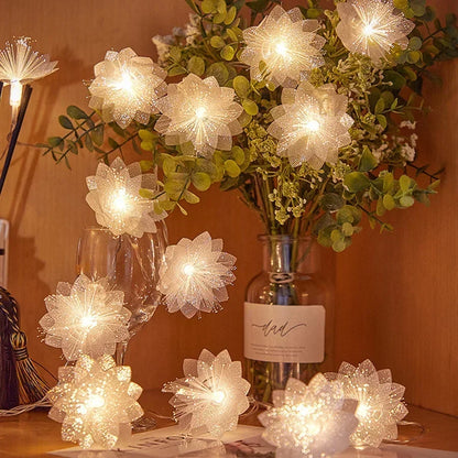 LED Fiber Optic Fairy Light Garland