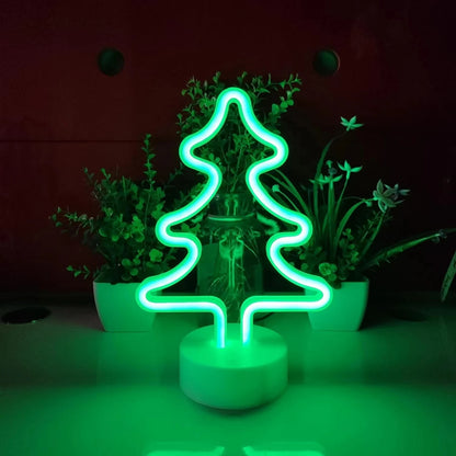 Santa Claus & Elk Christmas LED Lights