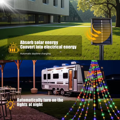 280 LED Star Fairy Waterfall Tree Lights