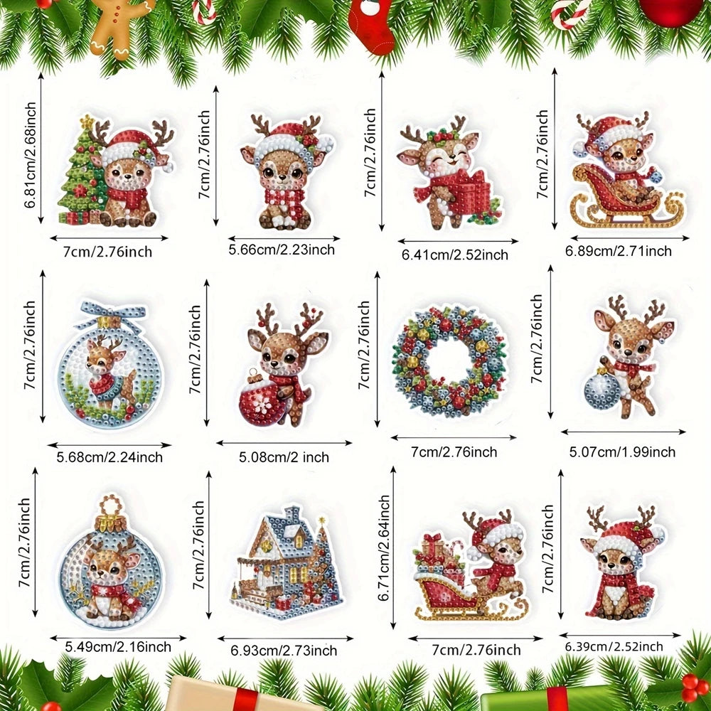 Christmas Diamond Painting Sticker Kit