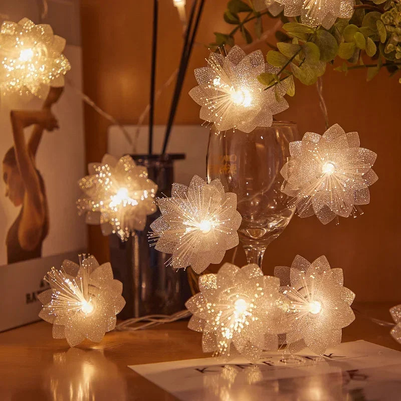 LED Fiber Optic Fairy Light Garland