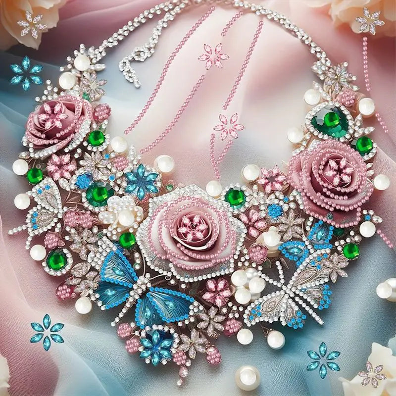 DIY Flowers Diamond Art Kit