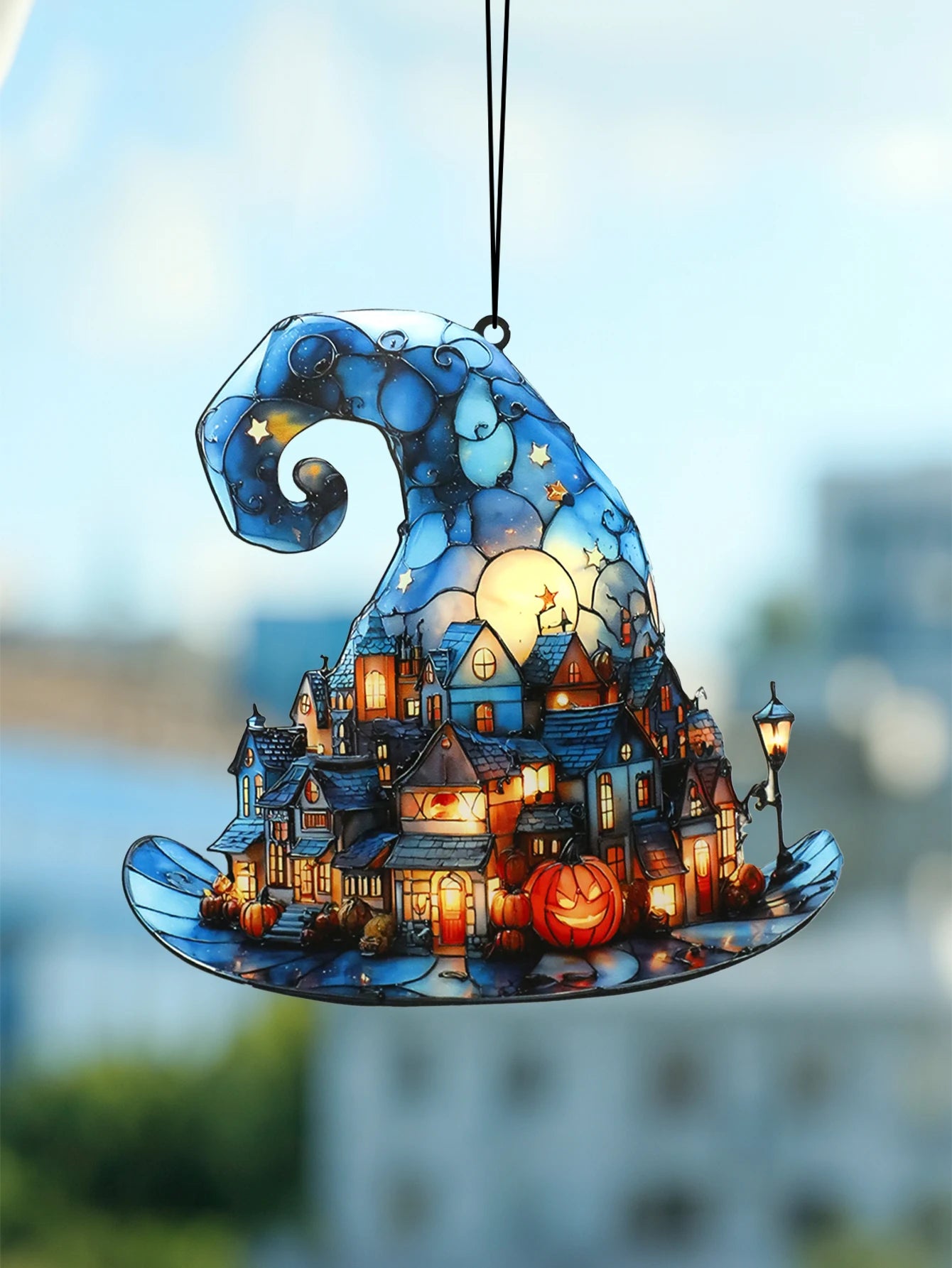 Halloween Witch Hat Hanging Decor